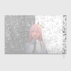 Флаг 3D Человек бензопила: Пауэр демон - фото 2