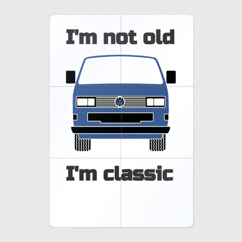 Магнитный плакат 2Х3 Volkswagen I'm not old I'm classic