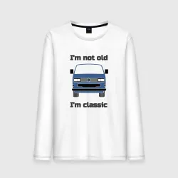 Мужской лонгслив хлопок Volkswagen I'm not old I'm classic