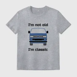 Мужская футболка хлопок Volkswagen I'm not old I'm classic