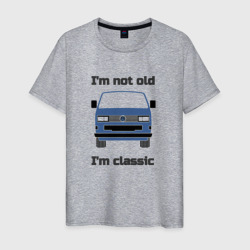 Мужская футболка хлопок Volkswagen I'm not old I'm classic