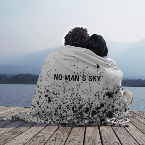 Плед 3D No Man's Sky Glitch на светлом фоне, цвет 3D (велсофт) - фото 3