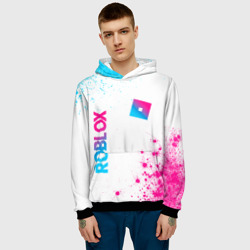 Мужская толстовка 3D Roblox Neon Gradient FS - фото 2