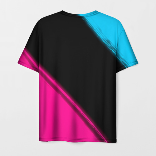 Мужская футболка 3D Placebo Neon Gradient, цвет 3D печать - фото 2