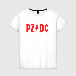 Женская футболка хлопок PZ/DC AC/DC