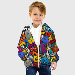 Детская куртка 3D Красочный паттерн из мультяшных героев - фото 2