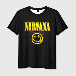 Мужская футболка 3D Nirvana соты