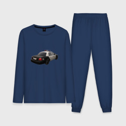 Мужская пижама с лонгсливом хлопок LAPD автомобиль