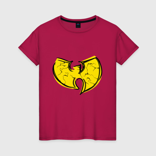 Женская футболка хлопок Style Wu-Tang, цвет маджента