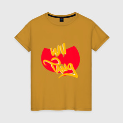 Женская футболка хлопок Wu-Tang Red