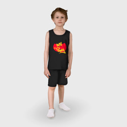 Детская пижама с шортами хлопок Wu-Tang Red - фото 2