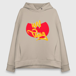 Женское худи Oversize хлопок Wu-Tang Red