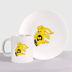 Набор: тарелка + кружка Wu-Tang Bunny