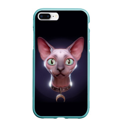 Чехол для iPhone 7Plus/8 Plus матовый Кошка канадский сфинкс