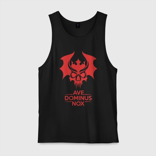 Мужская майка хлопок Ave Dominus Nox клич повелителей ночи