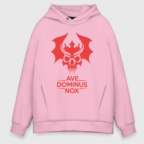 Мужское худи Oversize хлопок Ave Dominus Nox клич повелителей ночи