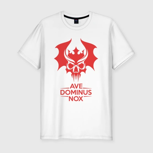 Мужская футболка хлопок Slim Ave Dominus Nox клич повелителей ночи