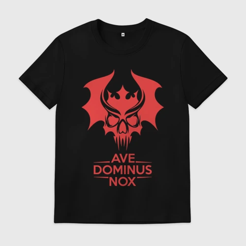 Мужская футболка хлопок Ave Dominus Nox клич повелителей ночи