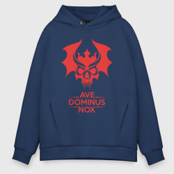 Мужское худи Oversize хлопок Ave Dominus Nox клич повелителей ночи