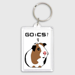 Брелок прямоугольный 35*50 Типичный геймер CS:GO