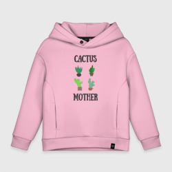 Детское худи Oversize хлопок Cactus Mother, Мать кактусов