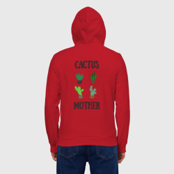 Мужская толстовка на молнии хлопок Cactus Mother, Мать кактусов - фото 2