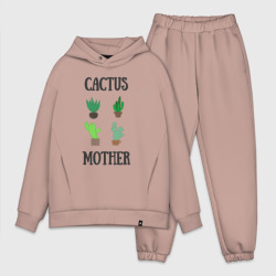 Мужской костюм oversize хлопок Cactus Mother, Мать кактусов