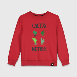 Детский свитшот хлопок Cactus Mother, Мать кактусов