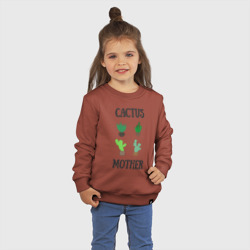 Детский свитшот хлопок Cactus Mother, Мать кактусов - фото 2