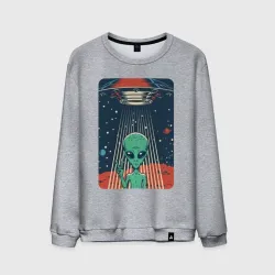 Мужской свитшот хлопок Mars Alien