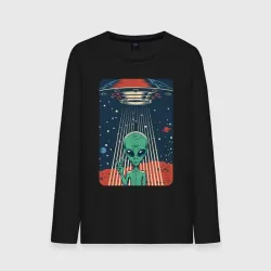 Мужской лонгслив хлопок Mars Alien