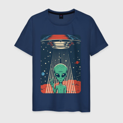 Мужская футболка хлопок Mars Alien