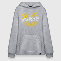 Худи SuperOversize хлопок Cream Wu-Tang