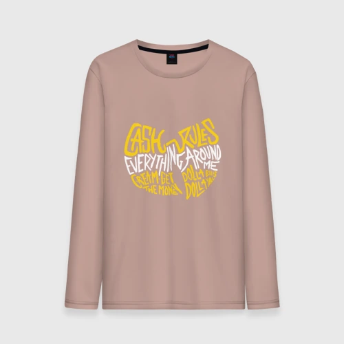 Мужской лонгслив хлопок Cream Wu-Tang