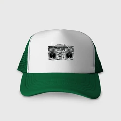 Кепка тракер с сеткой Wu-Tang Boombox