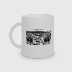 Кружка матовая стеклянная Wu-Tang Boombox