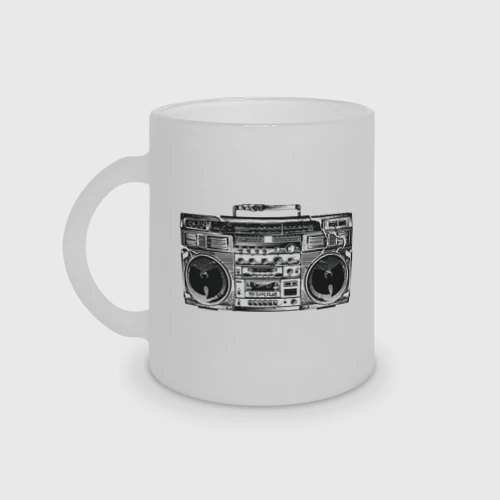 Кружка матовая стеклянная Wu-Tang Boombox