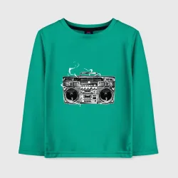 Детский лонгслив хлопок Wu-Tang Boombox