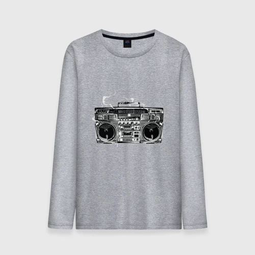 Мужской лонгслив хлопок Wu-Tang Boombox