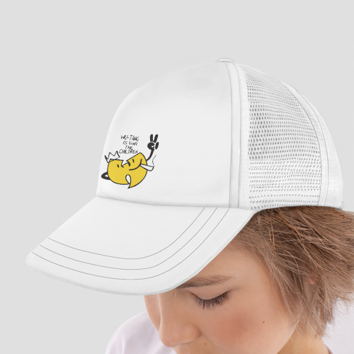 Детская кепка тракер Wu-Tang Is For The Children, цвет белый - фото 4