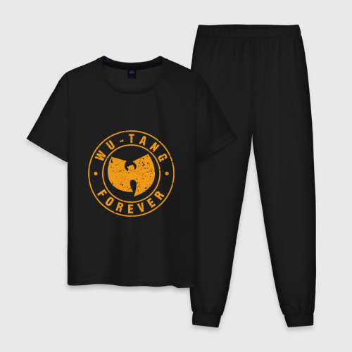 Мужская пижама хлопок Wu-Tang - Forever, цвет черный