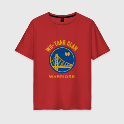 Женская футболка хлопок Oversize Wu - Warriors