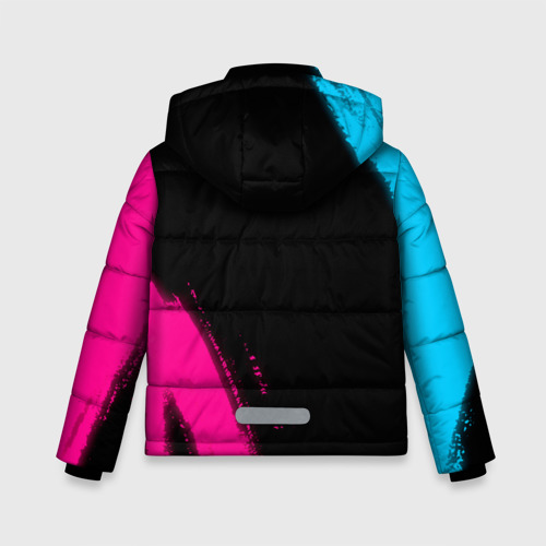 Зимняя куртка для мальчиков 3D The Sims Neon Gradient, цвет черный - фото 2