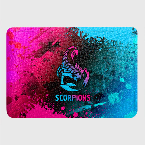 Картхолдер с принтом Scorpions Neon Gradient - фото 4