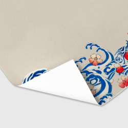 Бумага для упаковки 3D Японский орнамент волн - фото 2