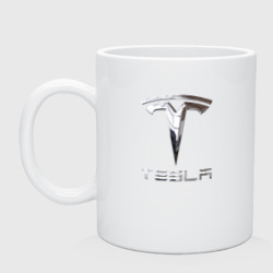 Кружка керамическая Tesla Logo Тесла Логотип