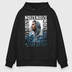 Noize MC Портрет – Мужское худи Oversize хлопок с принтом купить со скидкой в -21%