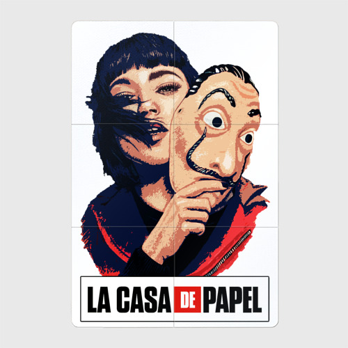 Магнитный плакат 2Х3 Бумажный дом La Casa de Papel