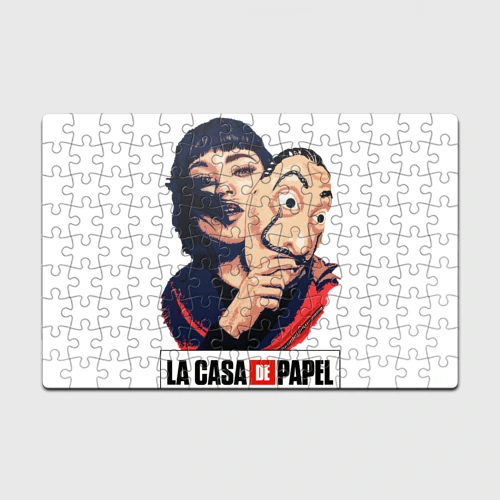 Головоломка Пазл магнитный 126 элементов Бумажный дом La Casa de Papel