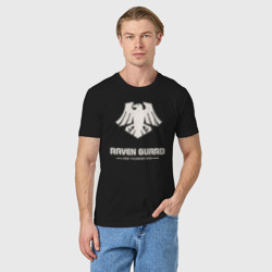 Мужская футболка хлопок Гвардия ворона лого винтаж - фото 2